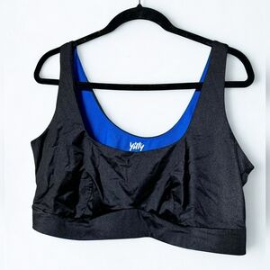 YITTY Black and Blue Sports Bra